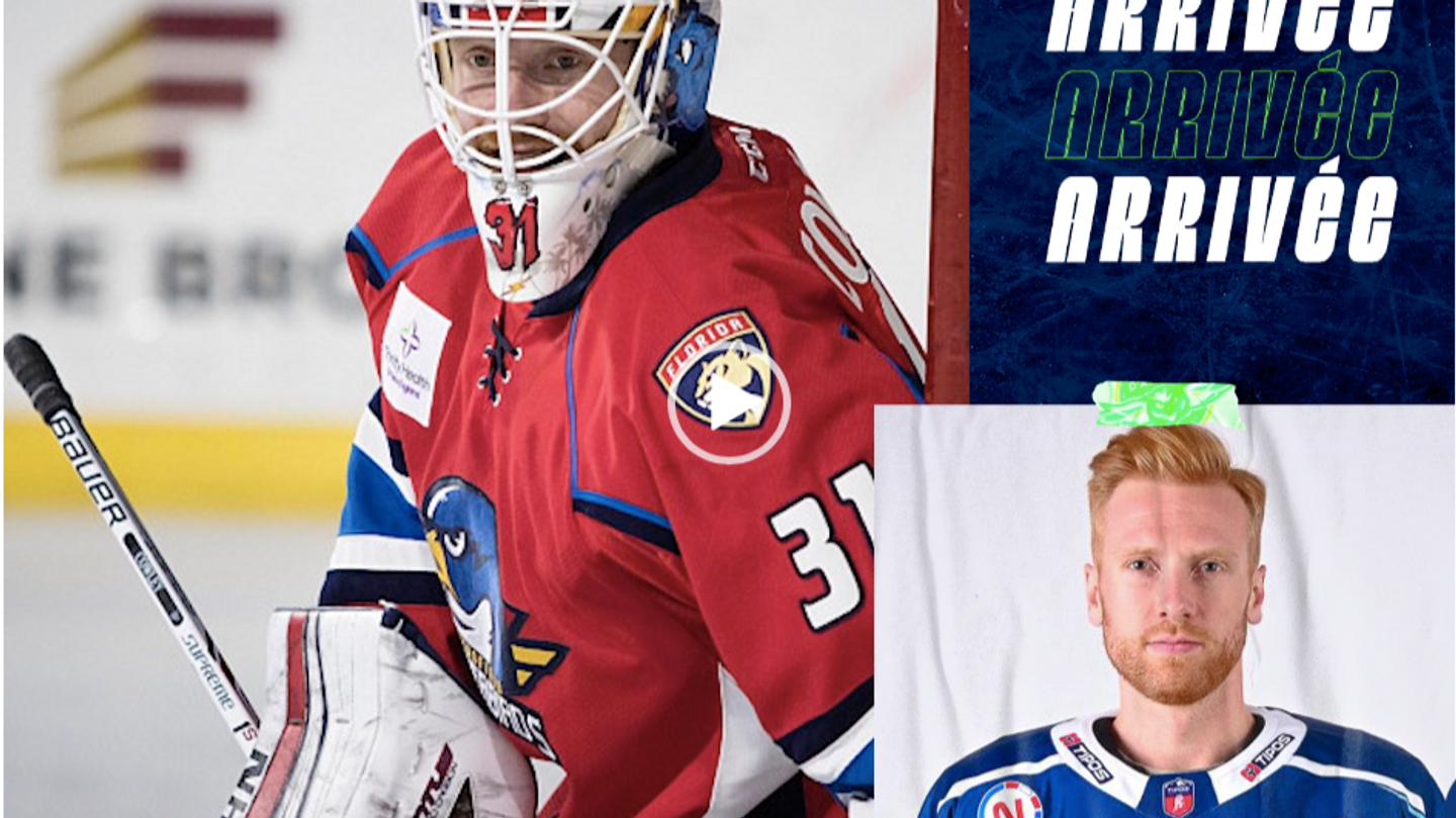 Evan Cowley, le nouveau gardien titulaire des Ducs d'Angers.